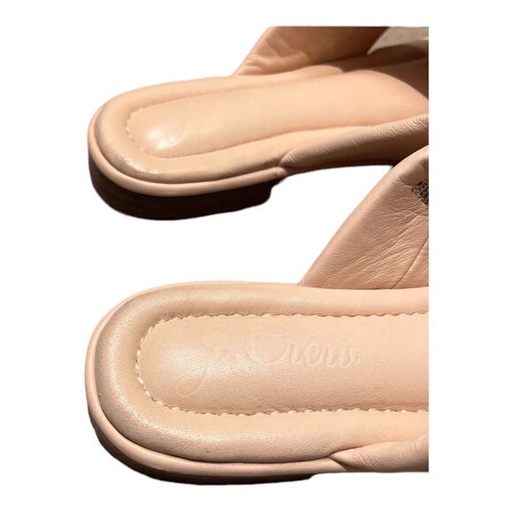 J. CREW Shoes Women's 8.5 Pink Sandal Menorca Padded Cross-Strap BE789 Open Toe - Picture 3 of 7